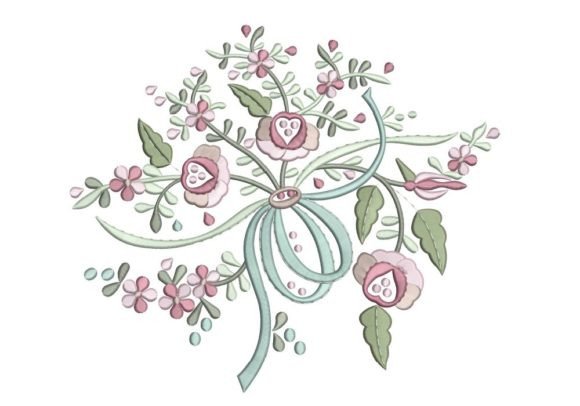 Fancy Floral: A Delicate, Versatile Embroidery Bouquet for Meaningful Gifts