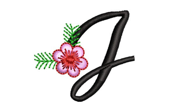 Floral Letter J: Elegant Monogram for Meaningful Handmade Gifts