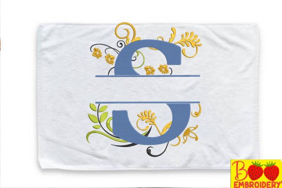 Floral Letter S