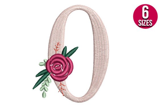 Floral Number 0: A Delicate, Gift-Ready Embroidery Staple