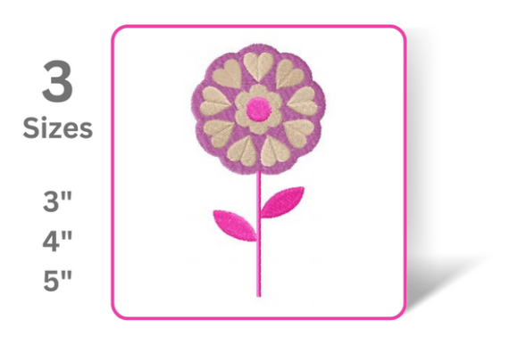 Pink Flower: A Thoughtful Embroidery Choice for Meaningful Gifts